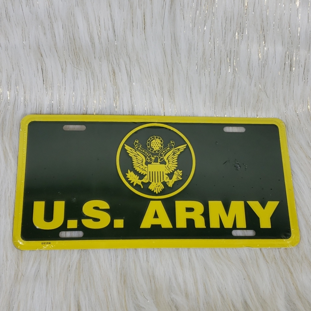 Army License Plate